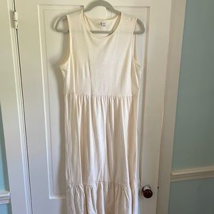 Cream maxi dress
